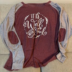 Long sleeve graphic tee